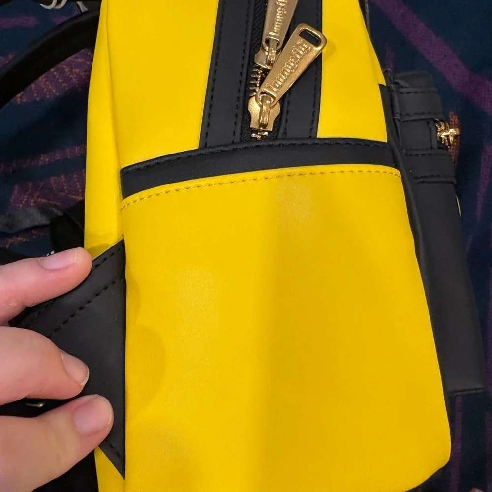Loungefly Anime Character Yellow and Black Backpack